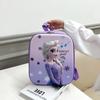 Elsa Cartoon 3d Hard Shell Double Shoulder Backpack Unicorn Schoolbag Waterproof