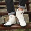 Women Plush Ankle Boots Winter Cotton Shoes Men's High-top Snow Boots Warm Outdoor Hiking Sneakers Non-slip