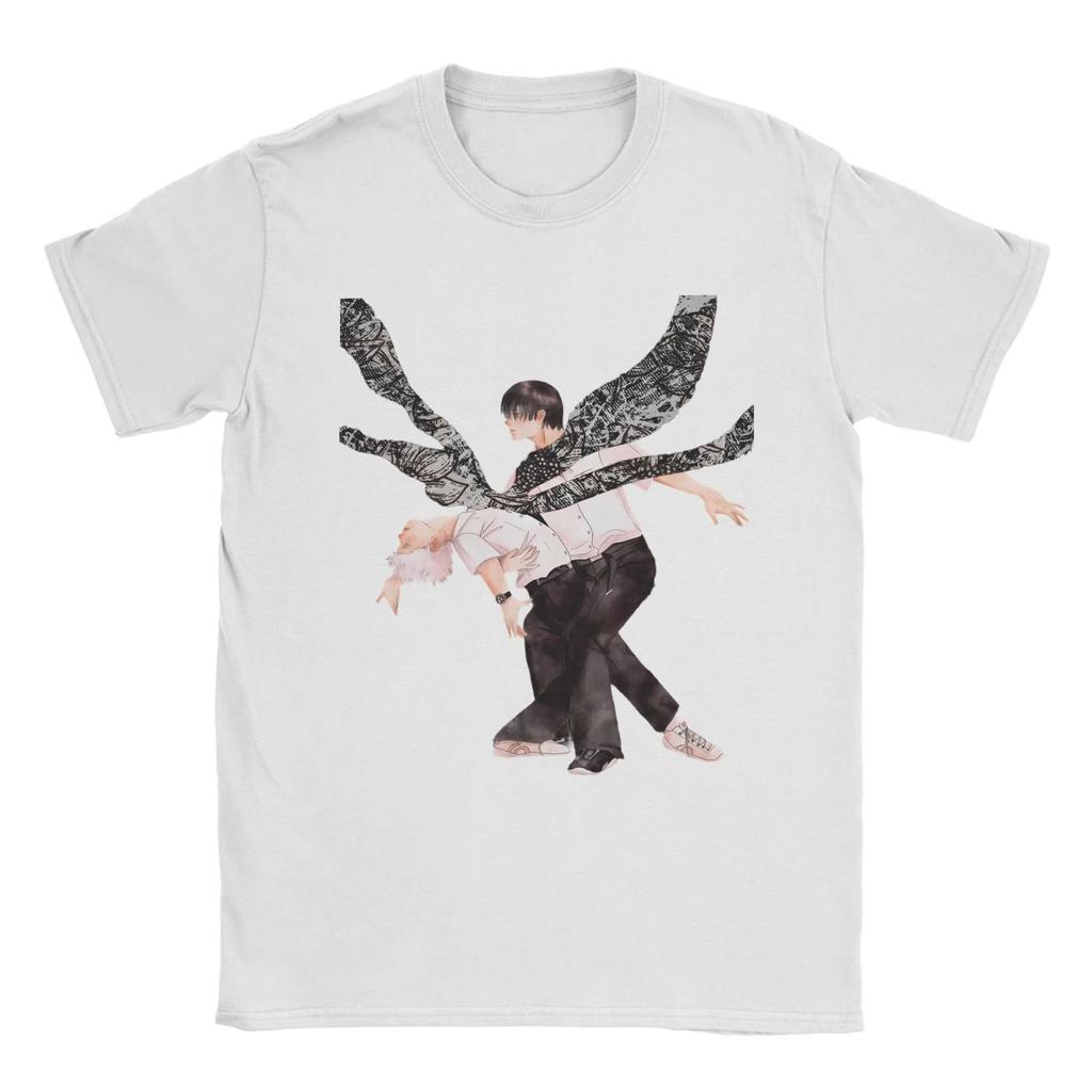 Футболка «2025 Лето Хикару умерла Чиби» Летние винтажные футболки 100% хлопок Харадзюку Футболка для мужчин с коротким рукавом и принтом