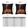 Jace Norman Flaunt Sketch Pillowcase Polyester Linen Velvet Printed Zip Decorative Home Cushion Case 45X45