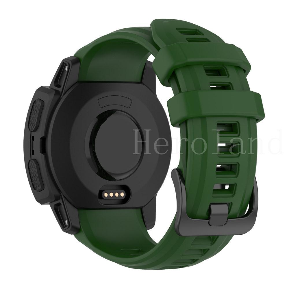 20 мм силиконовый ремешок для часов для смарт-часов Garmin Instinct 2S, браслет, ремешок, ремешок для Instinct2S, спортивный сменный ремешок на запястье