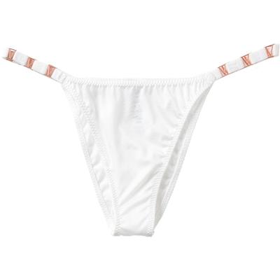 Леопардовый принт однотонные простые брюки сексуальное нижнее белье для женщин TZ064 [Белый Клык] Т-образные стринги (белый, М)