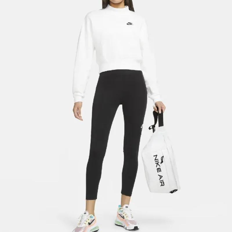 Nike Полиэстеровая сумка кроссбоди, наплечная сумка, сумка-слинг, поясная сумка, маленькая, унисекс, серая, белая, повседневная, DC7354-025