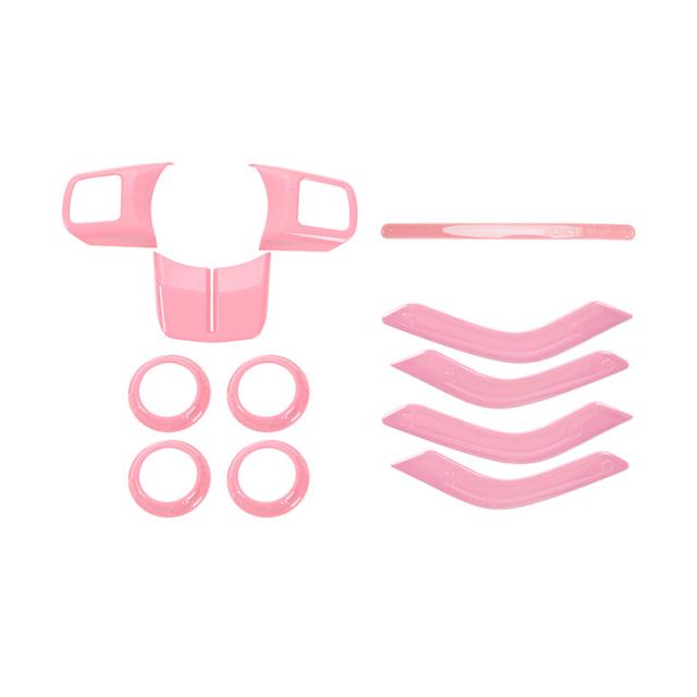 JIDIXIAN накладка на рулевое колесо автомобиля, вентиляционная крышка для кондиционера, декоративные аксессуары для дверных ручек для Jeep Wrangler JK