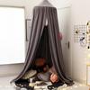 Nordic Style Ceiling Bed Canopy Baby Crib Breathable Mosquito Net Windproof Curtain Nursery Room Decor