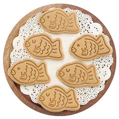 Форма для маленькой рыбки, сэндвича, печенья, инструмента для дома, 3D-прессования, формы для печенья