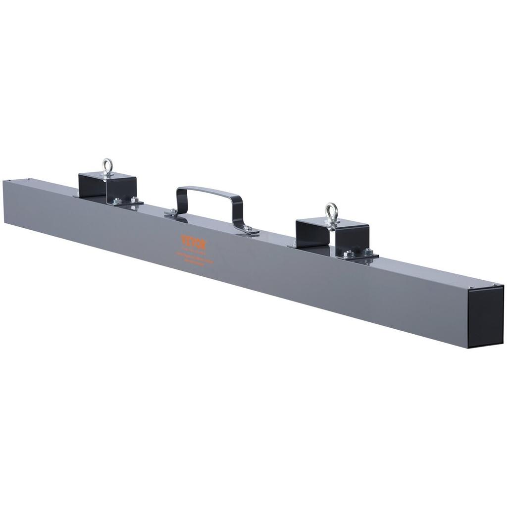 Hanging Magnetic Sweeper Pickup Tool, 47.6 kg Nail Hang-Type Magnetic Forklift Sweeper, Industrial Grade Magnets Steel Material Hunting Accessories