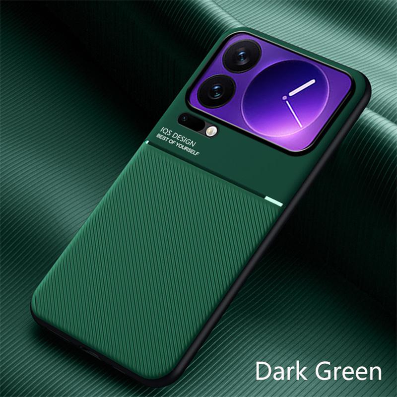 Чехол для Xiaomi 17 Pro 5G, автомобильный магнитный держатель, кожаная накладка, чехол для телефона Xiaomi 17, Xiaomi Mi 17, Mi 17 Pro Max, задняя крышка Fundas