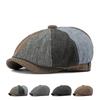 Men's Octagonal Hat Stitching British Vintage Newsboy Hat