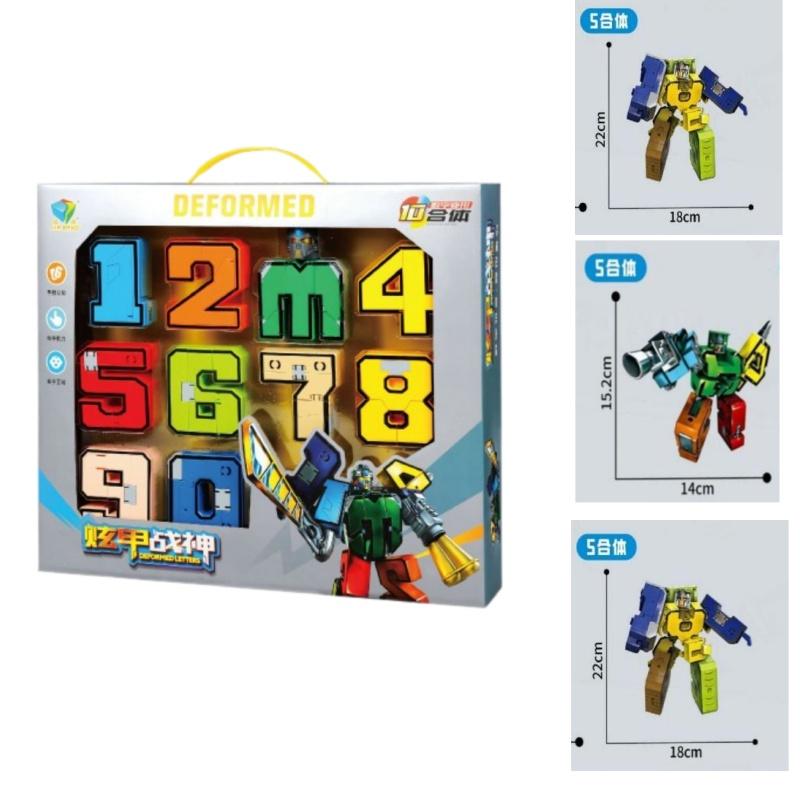 Цифровой Трансформер Робот Игрушка Учи Буквы Цифры Цвета
