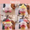Adorable Kirby Plush Toy Keychain Cute Pink Bag Charm For Girls With Soft Pp Cotton Padding