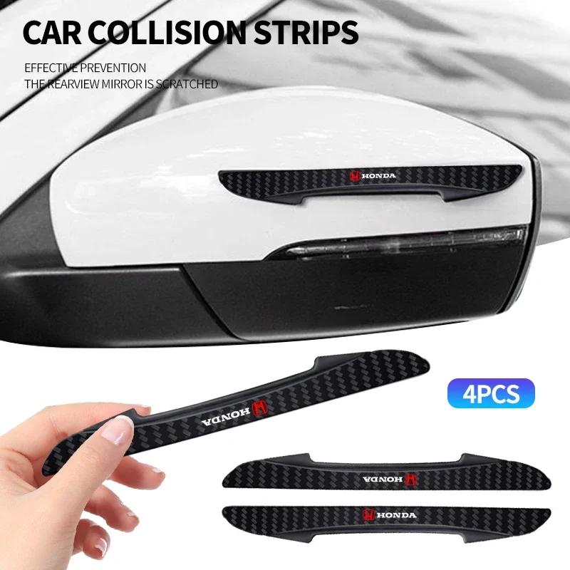4 шт. Автомобильные противоударные полосы с рисунком под карбон для Honda Civic Accord Fit Jazz CRV BRV HRV Insight Pilot Passport TYPE-R RG0