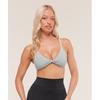 Cotton Twist Front Bralette Light Grey Core Marl B4b6l Gbcn
