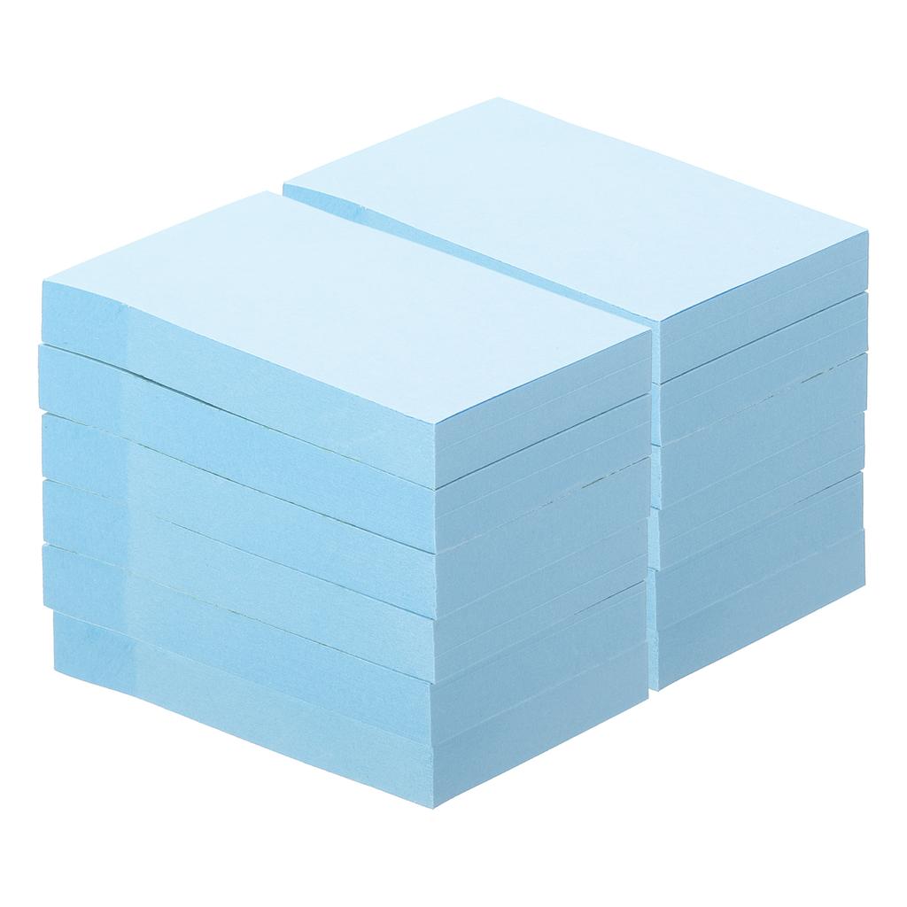 6/12Pcs 100Sheets/Pad Bright Color Sticky Note 2x3Inch Self-Stick Note Pads Stickers Adhesive Memo Post for Home Office Business