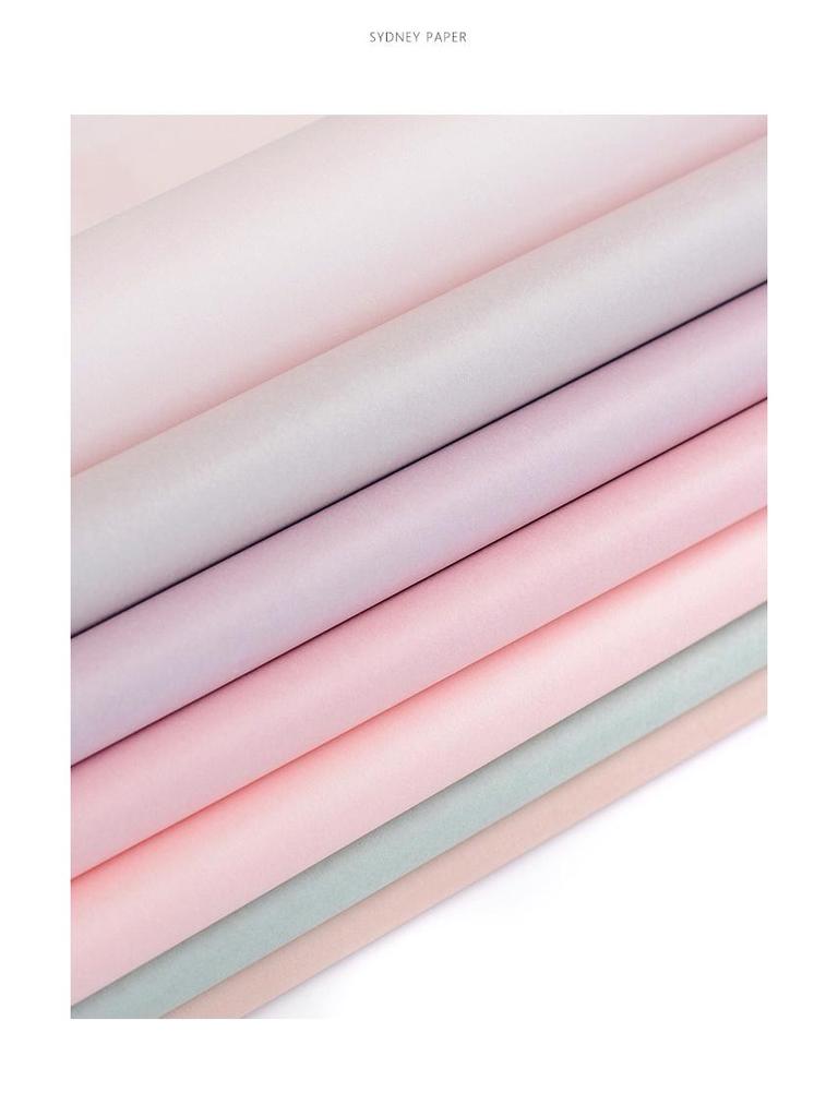 Цветочная тишью бумага в корейском стиле для упаковки букетов и украшения подарков