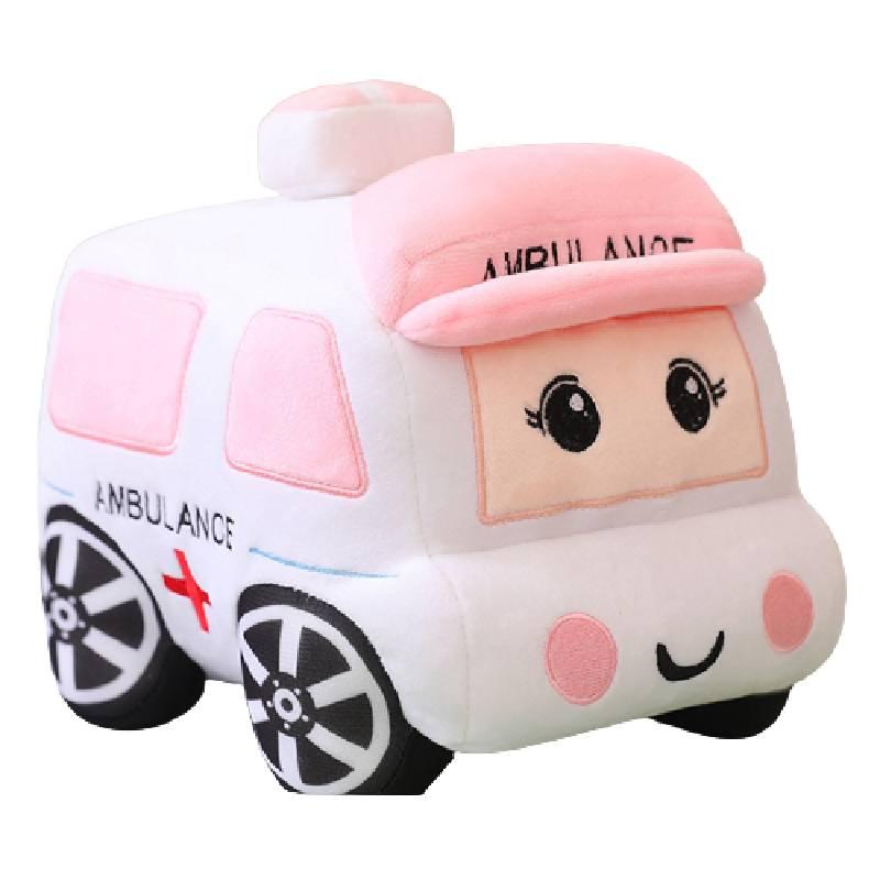 Ultra-plush Short Fur Cartoon Car Pillow- Available In 3 Vibrant Colors