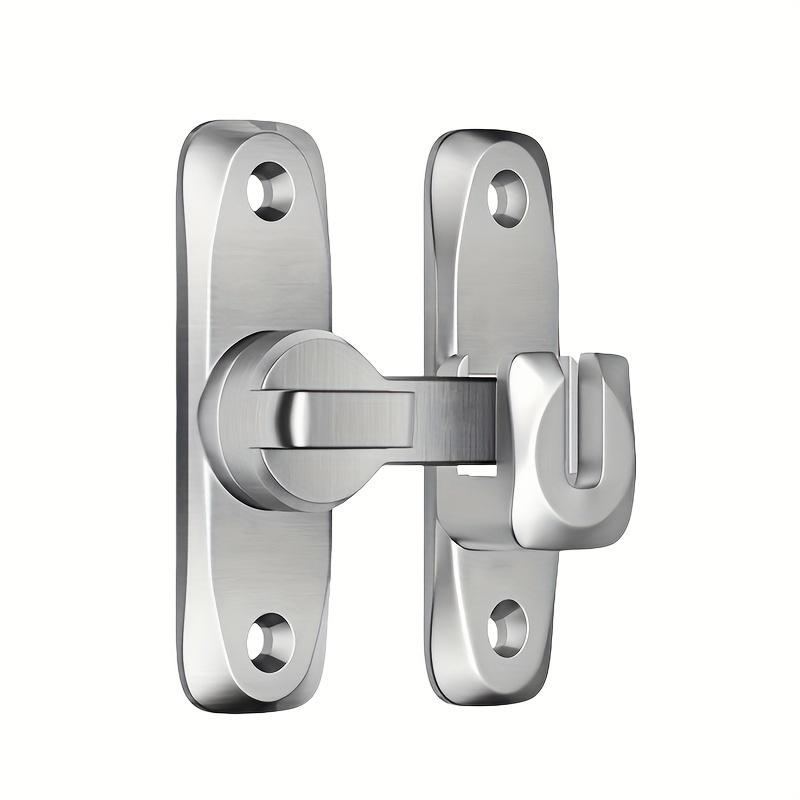 1Set Of 90/180 Degree Flip-Door Installation Latch Bolts Right-Angle Latch Locks For Sliding Doors And Sliding Latch Locks For Bathroom Louvre Doors