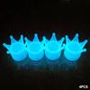 4Pcs Luminous Car Tire Valve Cap Fluorescent Night Glowing Decor Motorcycle Bike Wheel Nozzle Dustproof Tyre Valve Stem Caps