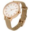 Fieldwork Women's Analog Watch with Leather Strap, Beige, JN018-2