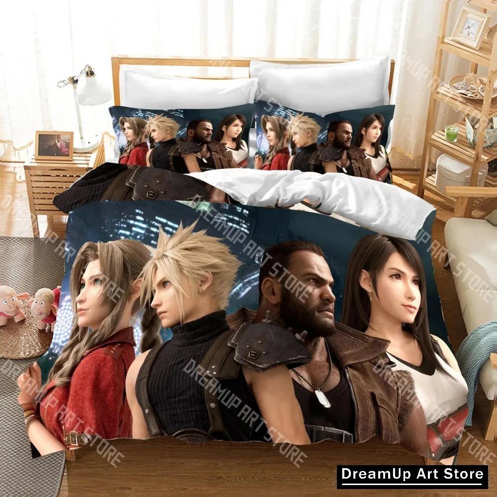 Постельное белье Final Fantasy Постельное белье Love Child Комплект пододеяльника HD Покрывало Постельное белье для детской Постельное белье Декор спальни
