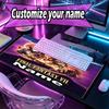 Custom Name Personalized Final Fantasy Pattern Mousepad, Laptop PC Desk Mat, Decorative Desk Mat for Home Keyboard Pad Gift