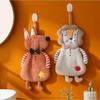 Microfiber Cute Hand Towel Super Absorbent Kitchen Towel Tableware Cleaning Towel Kitchen Tools for Child Bathroom Towels
