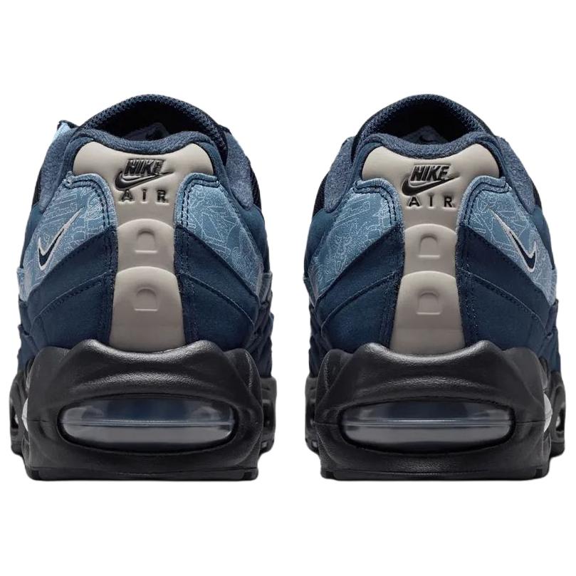 Nike Air Max 95 SE Big Bubble - Work Blue Мужские кроссовки Черный Мультиколор Белый IU2254-900