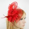 Dance Performance Wedding Hair Accessories Wrist Flower Feathers Hair Clip Bridal Hairpin Headdress