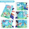 Baby Baby Sea, Land And Air Tail Cloth Book, Ocean Forest Flying Animal Palm Book Early Education Toy With Ringing Paper
