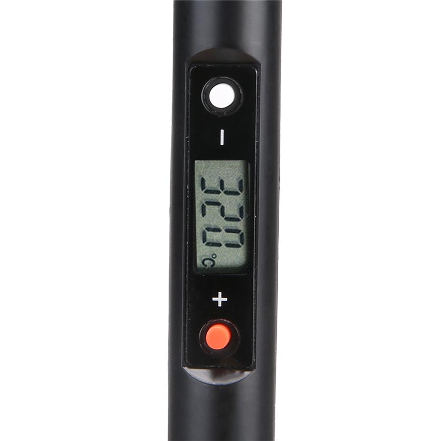 80 Вт ЖК-цифровой регулируемый по температуре электронный паяльник для сварки, вилка для Великобритании