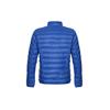 Emporio Armani EA7 Теплая легкая мужская куртка-пуховик с длинным рукавом, воротником-стойкой и молнией, с принтом букв, синяя 8NPB01-PN29Z-1598
