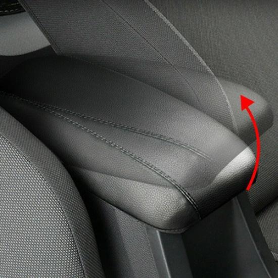 Черный Чехол-Подлокотник из Кожи для Toyota Corolla - Защита Консоли Автомобиля