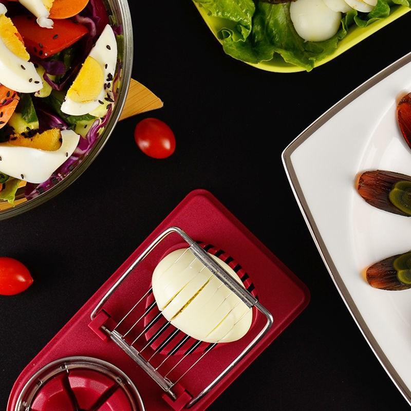 Многофункциональный резак для яиц из нержавеющей стали, яйцерезка, секционный резак, форма в форме цветка, резак для мяса для обеда, кухонные гаджеты