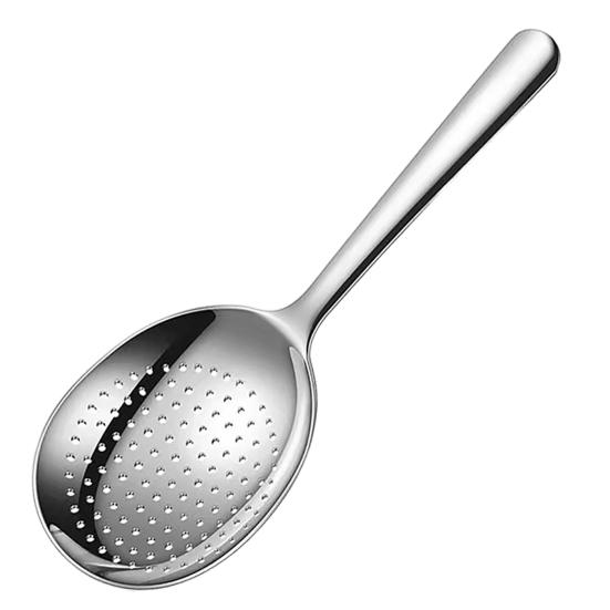 Stainless Steel Slotted Spoon Serving Soup Rice Serving Spoon Mirror Polished Ladles Heat-resistant Handle Kitchen Utensil
