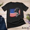 Proud German Shorthaired Pointer American Flag Patriotic Dog Unisex T-shirt