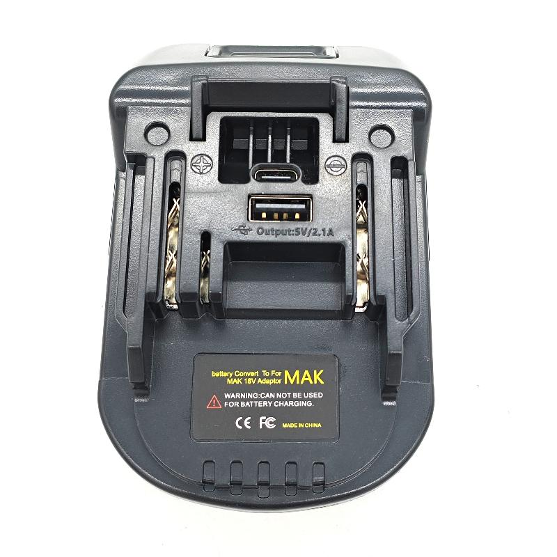 Для аккумуляторов RIDGID/AEG 18V Li-ion на аккумулятор Makita 18V Li-ion Беспроводные электроинструменты Дрель AR18MT Адаптер-преобразователь аккумулятора