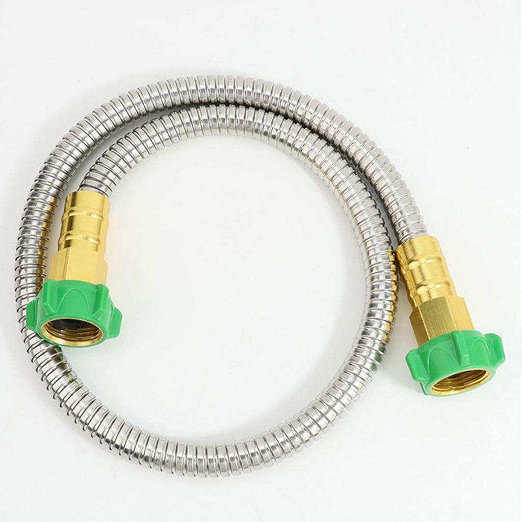 304 Steel Flexible Metal Hose Connector Corrosion Resistant High Pressure Secure Connection Upgrades For Washing Machine