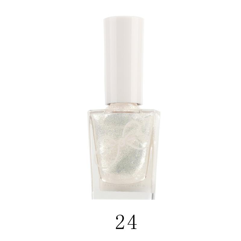 Oil-based Nail Polish No Bake Fast Drying Non-peelable Non-slip Safe Odorless Nude Color Nail Salon Nail Polish