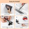 1/2/3/5meter Soft PVC Wire Cover Self-Adhesive Cable Management Protector Cord Hider  Wall Mounting