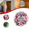 Luxurious Pvc Christmas Wreath For Front Door Elegant Xmas Party Garland Decor