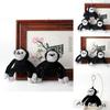 Adorable Small Plush Gorilla Keychain Soft Toy Black Stuffed Animal 12cm