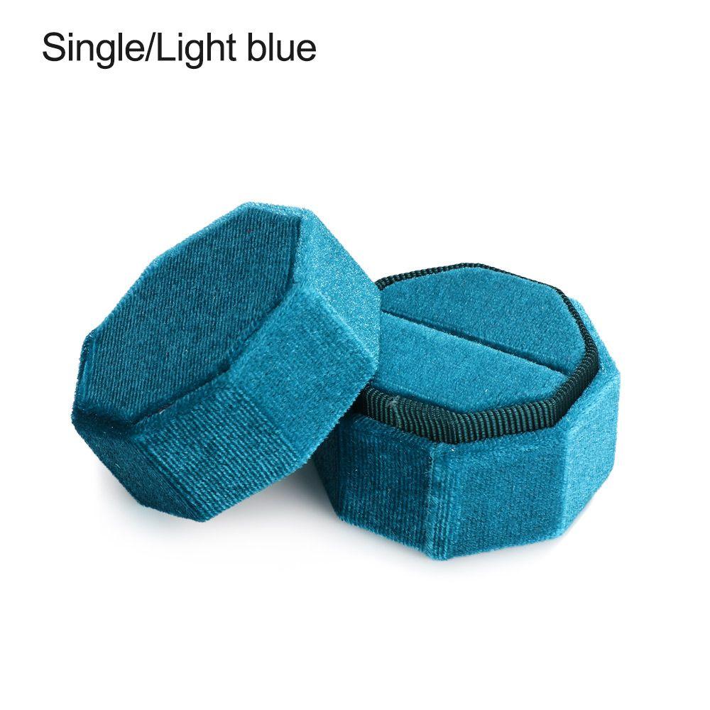 Высококачественная изысканная свадебная шкатулка для хранения колец со съемной крышкой, бархатная шкатулка для хранения ювелирных изделий