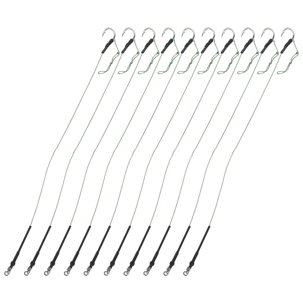 5 шт. Наборы для карповой рыбалки Волосяные оснастки Леска Металлические крючки Поводковый материал Крючковые оснастки Рыболовный аксессуар8#