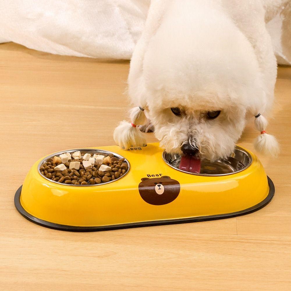 Кормушка для корма для домашних животных из нержавеющей стали, антимуравьиная миска для корма для домашних животных, многофункциональная кормушка для собак, диспенсер для кошек