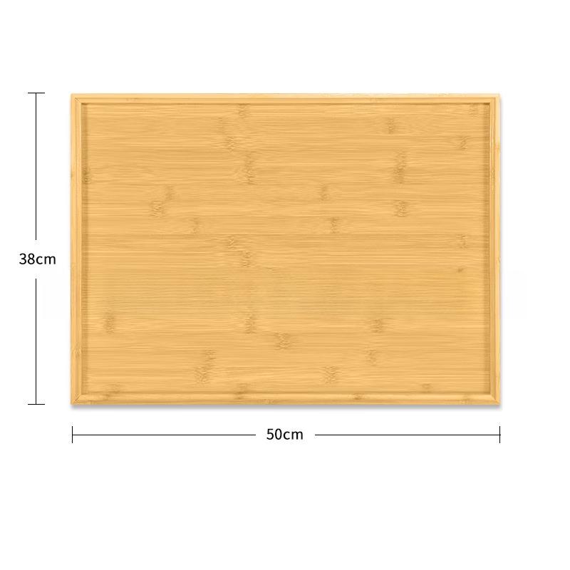 Bamboo Wood Rectangular Serving & Tea Tray