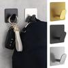 1/4pcs Stainless Steel Adhesive Wall Hooks for Bathroom Kitchen Towel Key And Clothes Hanger Organizer Strong And Durable