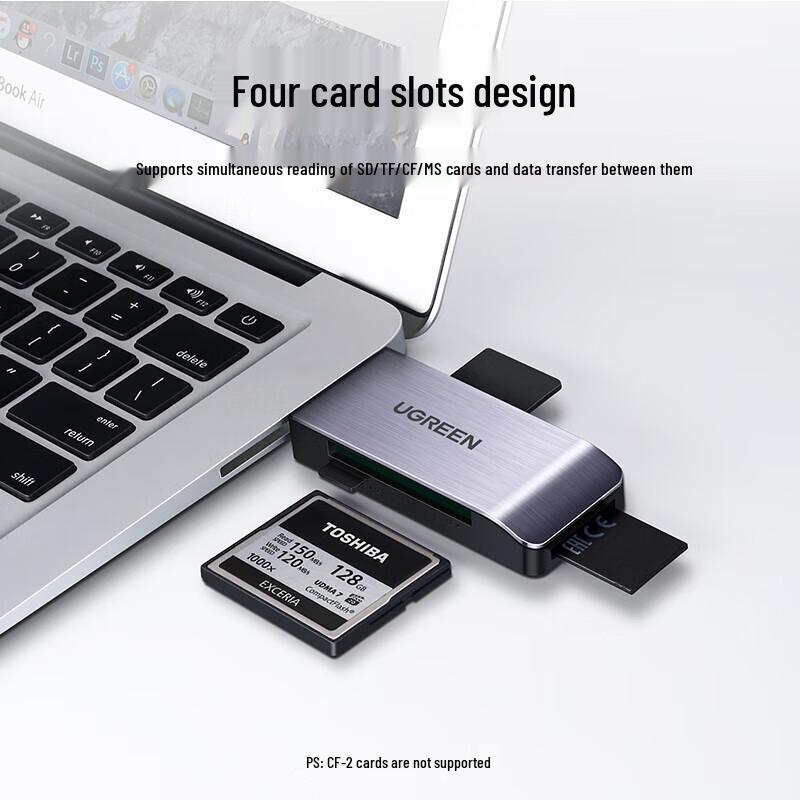Ugreen Высокоскоростной USB 3.0 кард-ридер «все в одном»