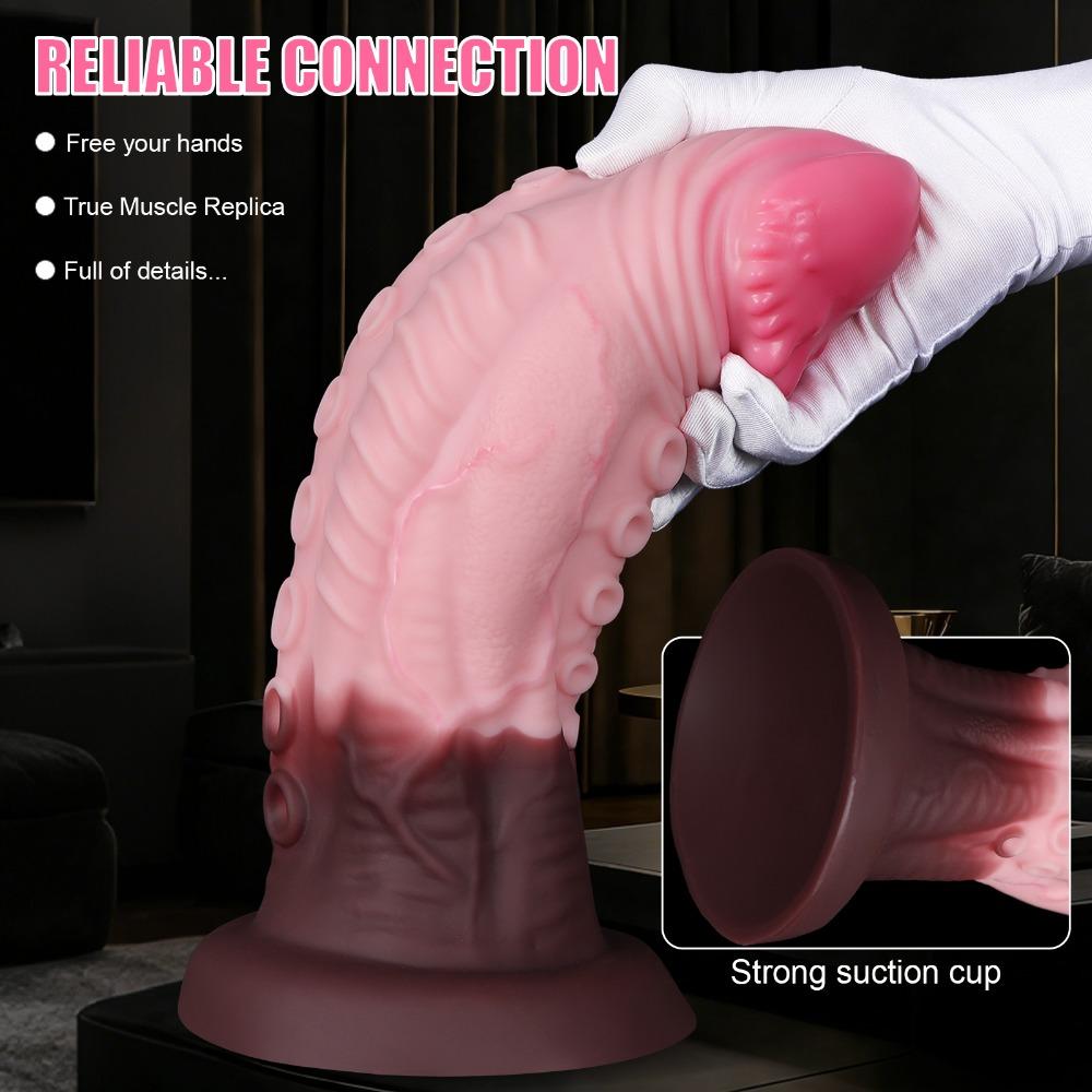 Ultra Soft Liquid Silicone Huge Anal Plug Dildo Women Adult Sex Toy