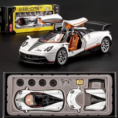 1:Масштаб 43 Pagani Zonda R AE86 DIY Модель автомобиля Игрушка Сплавной корпус Резиновые шины Съемные детали Миниатюрные модели транспортных средств Подарки для мальчиков