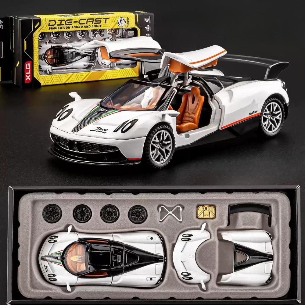 1:Масштаб 43 Pagani Zonda R AE86 DIY Модель автомобиля Игрушка Сплавной корпус Резиновые шины Съемные детали Миниатюрные модели транспортных средств Подарки для мальчиков
